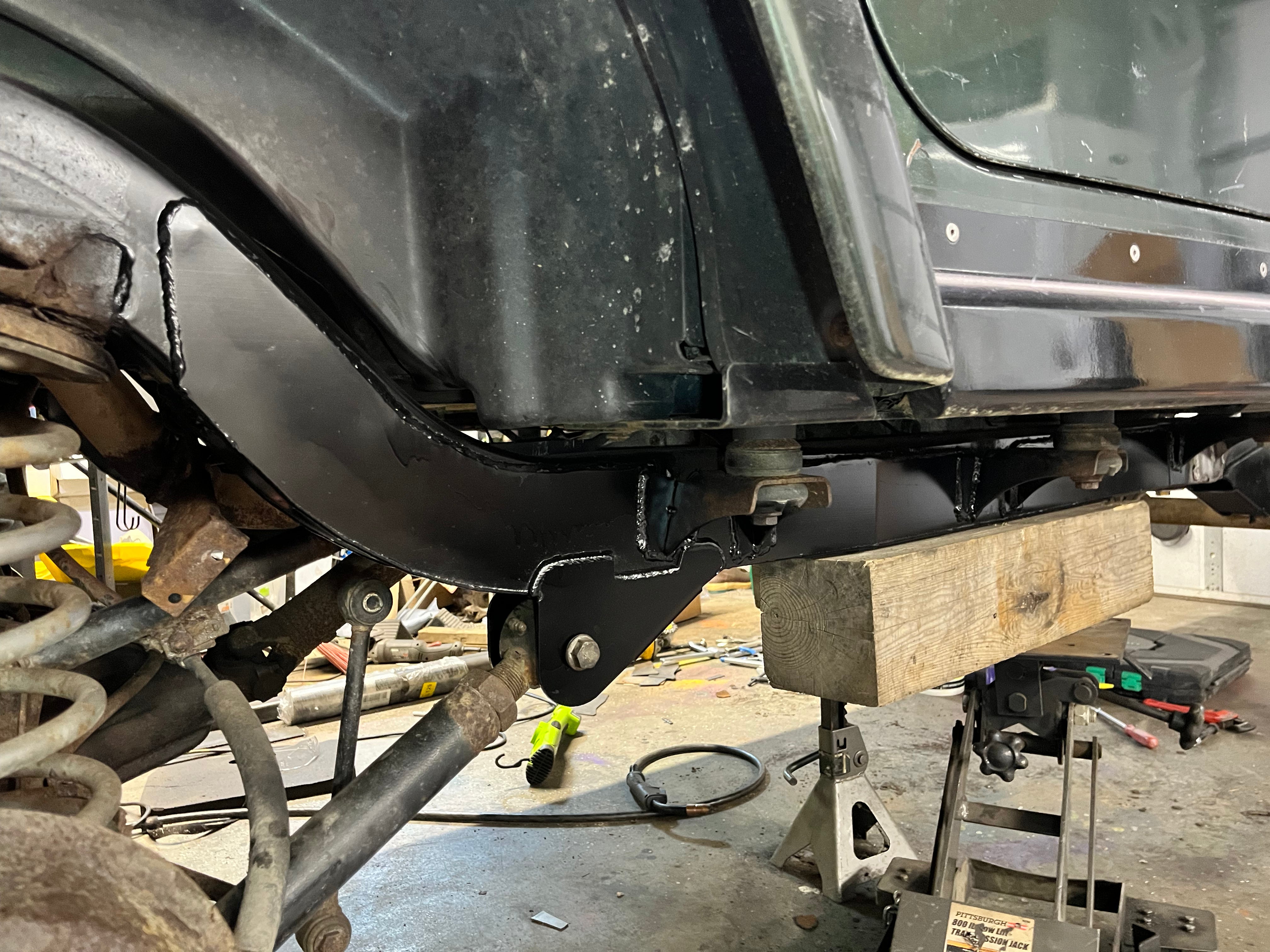 Jeep frame repair from EFJ’s existing services page
